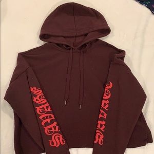 Cropped hoodie